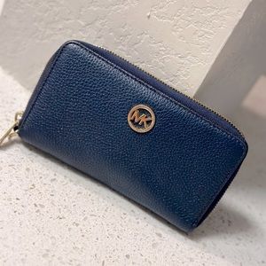 Navy Michael Kors wallet